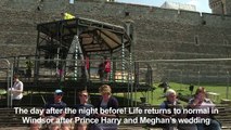 Life goes back to normal in Windsor after the Royal wedding