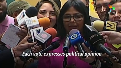 Venezuela's Delcy Rodriguez Cast Her Vote