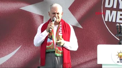 Diyarbakır-Başbakan Binali Yıldırım Büyük Kudüs Mitingi'nde Konuştu-3