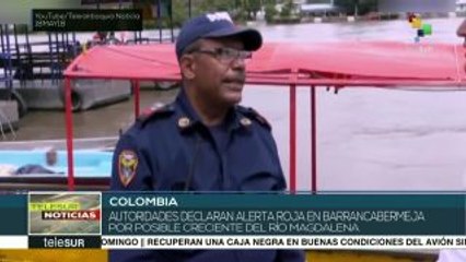 Declaran alerta roja en Barrancabermeja por creciente de río Magdalena