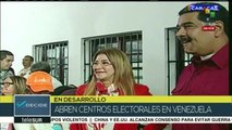 Presidente Maduro abre jornada electoral en Venezuela