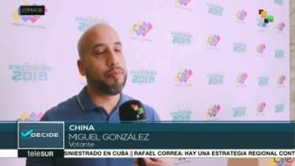 Comunidad venezolana en China ejerce su derecho al voto