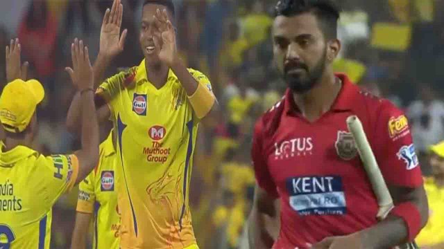 IPL 2018 : KL Rahul bowled for 7 runs, Ngidi strikes for CSK | वनइंडिया हिंदी