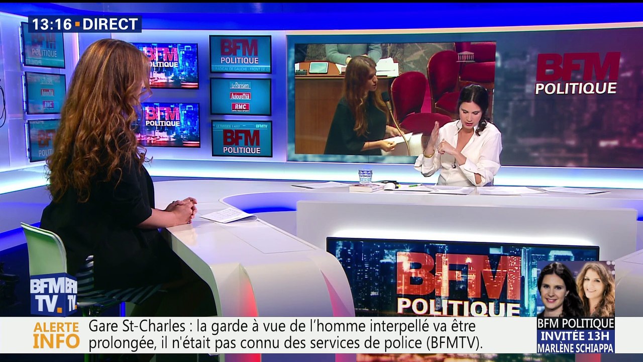 Membre de l'Unef voilée: "Elle avait le droit le plus strict" d’être voilée (...) "mais ça m'interpelle", Marlène Schiappa
