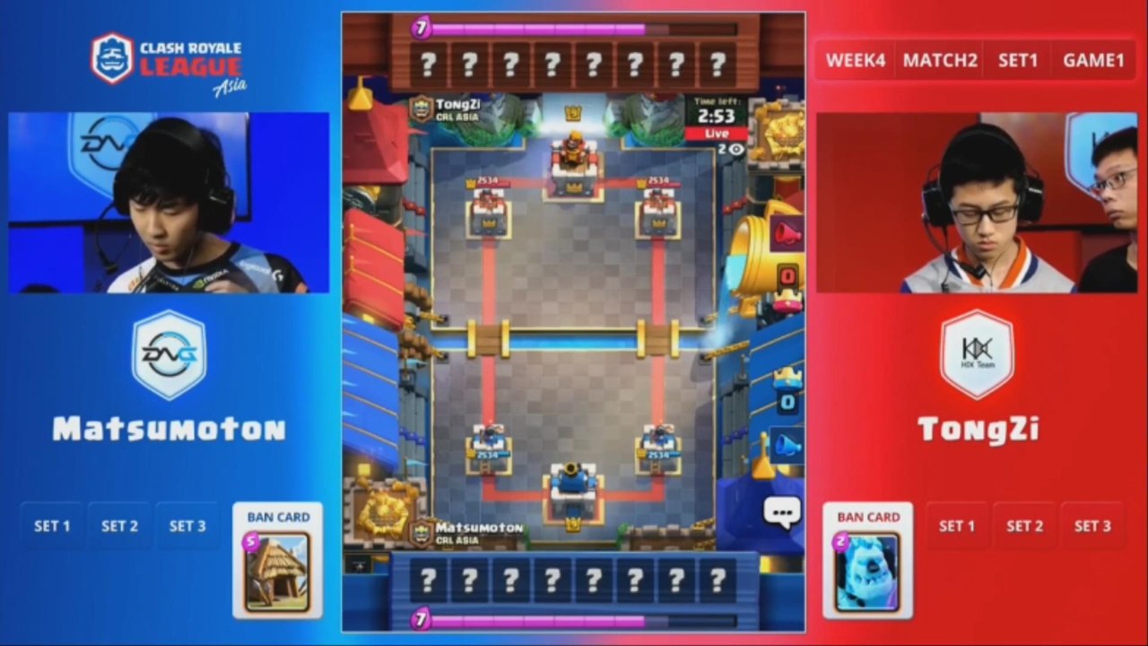 [Match 2] DetonatioN Gaming vs KIX 180520 - 클래시 로얄 리그 아시아 (CRL)