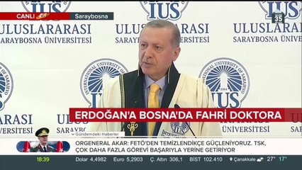 Cumhurbaşkanı Erdoğan Bosna'da