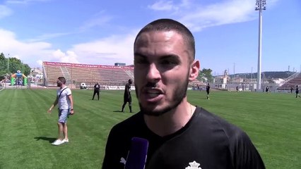 Baptiste Giabiconi & André-Pierre Gignac au micro d'Ulrich Téchené