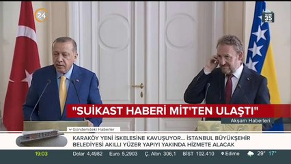 Cumhurbaşkanı Erdoğan Bosna'da