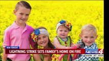 Lightning Strikes Children`s Bedroom, Sparking Fire in Oklahoma Family`s Home