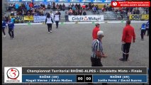 Championnats Régionaux Rhône-Alpes 2018 : Finale du mixte MALBEC vs SUAREZ