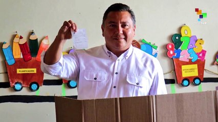Venezuelan Presidential Candidate Javier Bertucci Votes