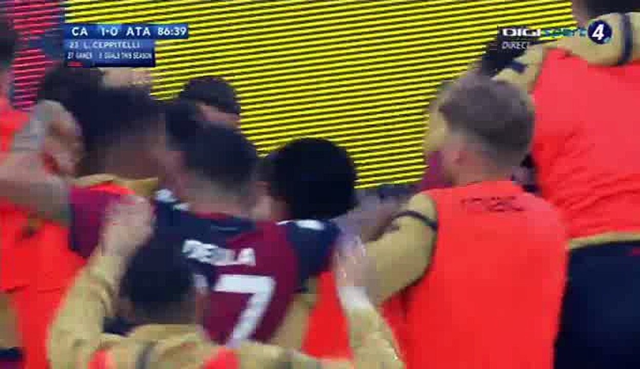 Luca Ceppitelli Goal - Cagliari 1-0 Atalanta 20-05-2018