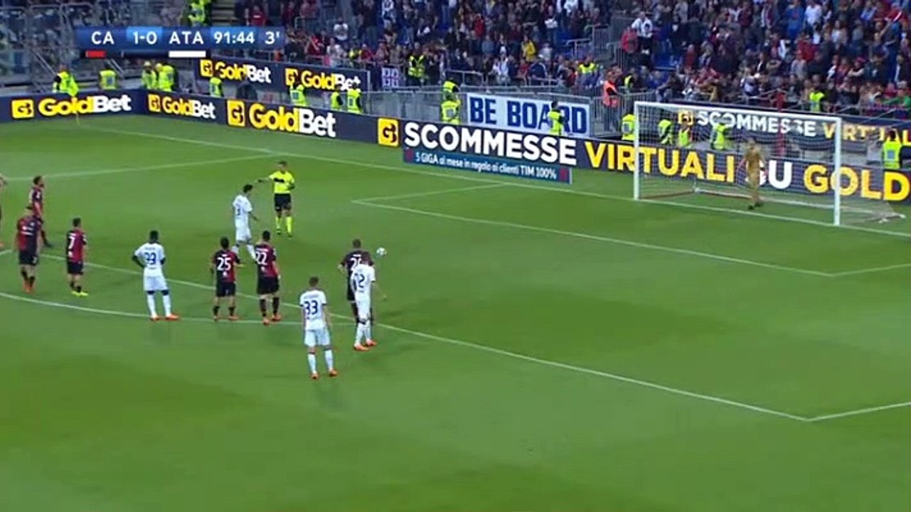 Caldara  (Penalty missed) HD - Cagliari 1 - 0...