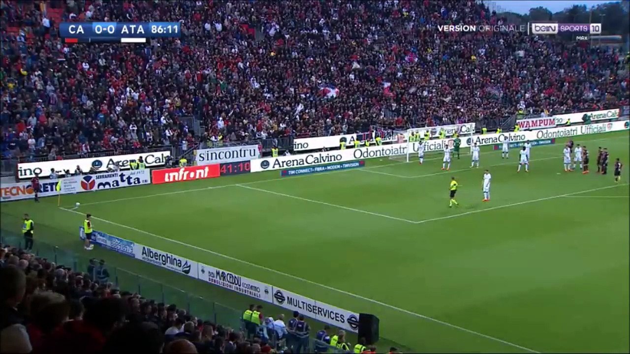 Luca Ceppitelli Goal - Cagliari 1-0 Atalanta
