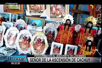 Cientos de peregrinos llegan al tempo del milagroso Señor de  Cachuy