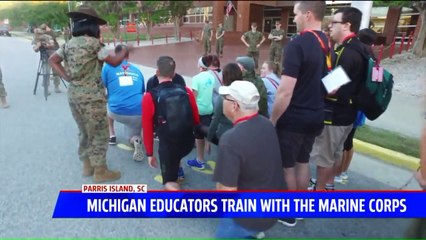 Educators Train with Marine Corps to Better Explain Entering Military After High School