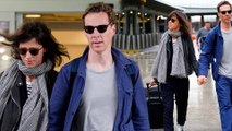 Benedict Cumberbatch arrives in New York with wife Sophie... as he is confirmed for new drama about Brexit