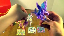 My Little Pony new Happy Meal FULL SET of 8 Rainbow Power Ponies Review! by Bins Toy Bin