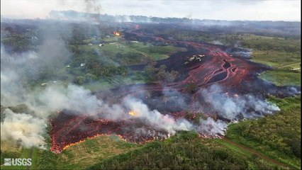 Aumentan fisuras y lava de volcán Kilauea, en Hawái