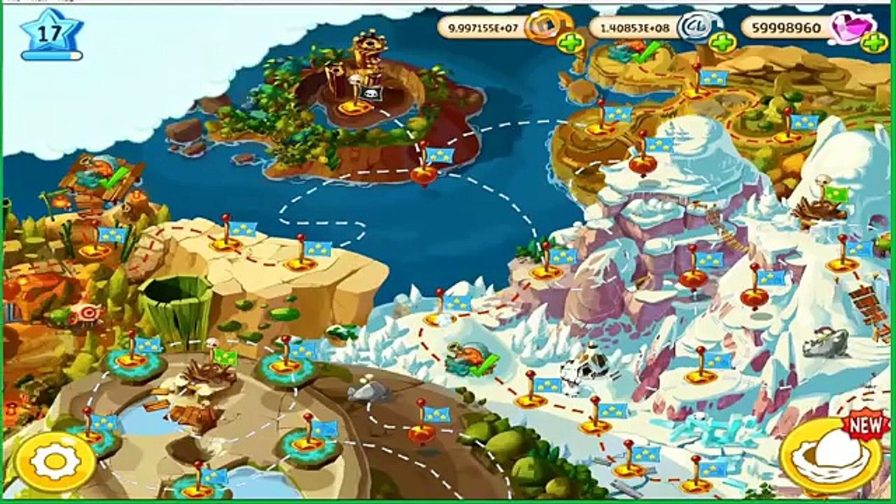 Angry Birds Epic: Gameplay Dungron: Volcano Island (iOS, Android)