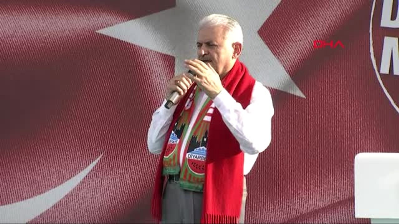 Diyarbakır-Başbakan Binali Yıldırım Büyük Kudüs Mitingi'nde Konuştu-4