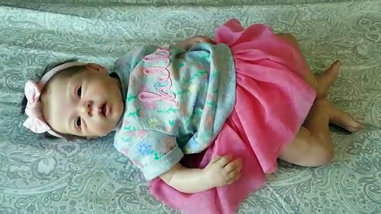 MOLLY GETS AN OUTFIT CHANGE! REBORN BABY DOLL! TALKING BABY DOLL! ANGRY BABY!