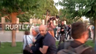 Greek Nationalist Mob Beats Up 75 Year Old Mayor!