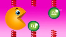 Learn Colors Pacman for Toddlers Kids - Spring Colors M&Ms - Fun Learning Colours Videos for Kids