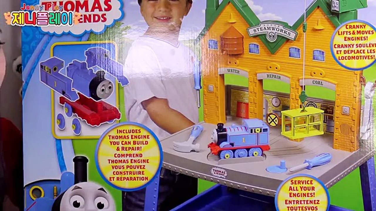 [ 제니 플레이 ] 토마스와 친구들 기차 정비 공구 테이블 장난감 Thomas and Friends Sodor Steamworks Work Bench