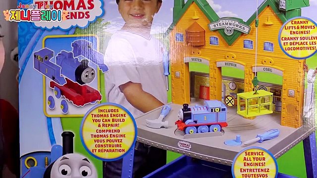 [ 제니 플레이 ] 토마스와 친구들 기차 정비 공구 테이블 장난감 Thomas and Friends Sodor Steamworks Work Bench