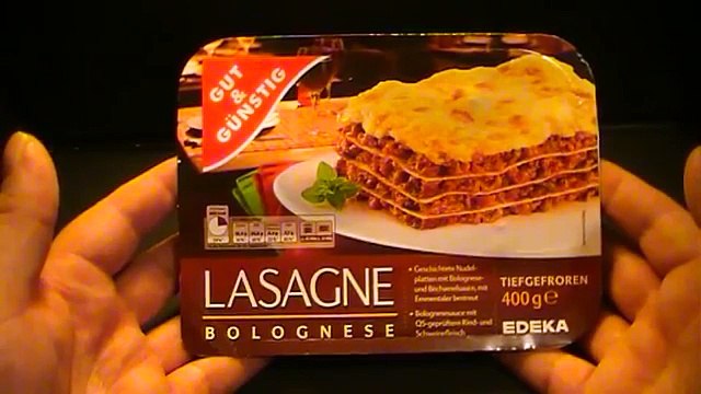 Wie Es Wohl Schmeckt testet Lasangne von Gut und Günstig #05#