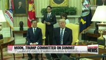 Moon, Trump to closely coordinate for successful N. Korea, U.S. summit