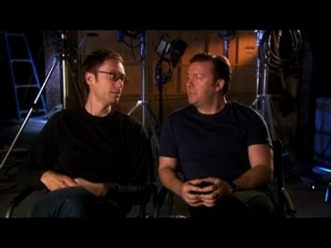 Extras Interview Stephen Merchant and Ricky Gervais part I