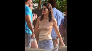 Kendall Jenner Braless Almost Suffe