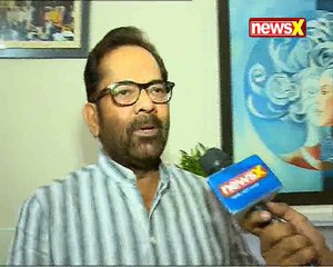 Video herunterladen: Mukhtar Abbas Naqvi speaks to NewsX on HDK government formation