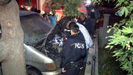 Önce tehdit aldı daha sonra aracı kundaklandı