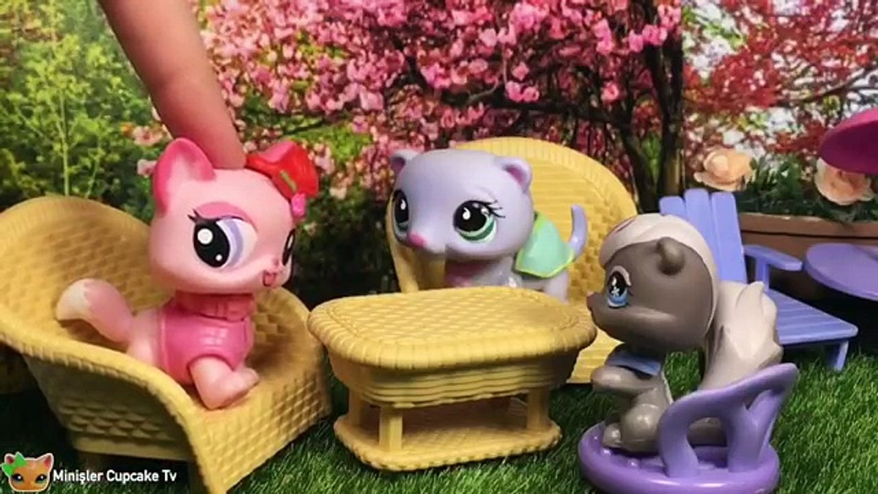 Çakıl Taşı Kafe 4. Bölüm || Minişler Cupcake Tv - Littlest Pet Shop LPS ♡
