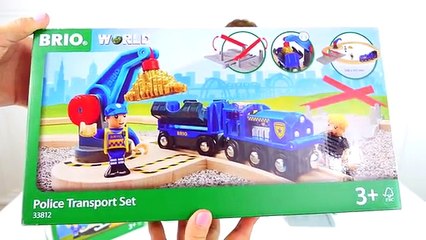 JOUETS - Policier Swan met le Voleur en Prison ! - CIRCUIT POLICE BRIO WORLD