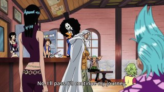 #242 Robin asks Rayleigh about the will of D - Luffy says Usopp to shut up! | ENG SUB HD