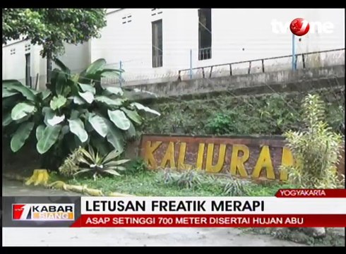 Gunung Merapi Meletus Lagi