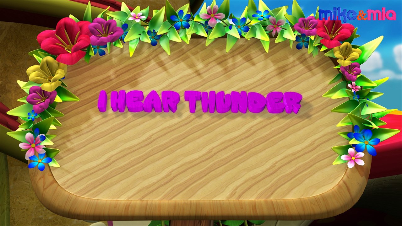 I Hear Thunder | Nursery Rhymes Songs Collection for Children | Kids Songs by Mike and Mia