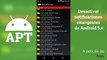 Desivar notificaciones emergentes de Android - [AndroidParaTorpes]