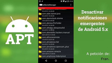 Desivar notificaciones emergentes de Android - [AndroidParaTorpes]