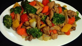 Rico Pollo con brocoli - Una receta de Comida China