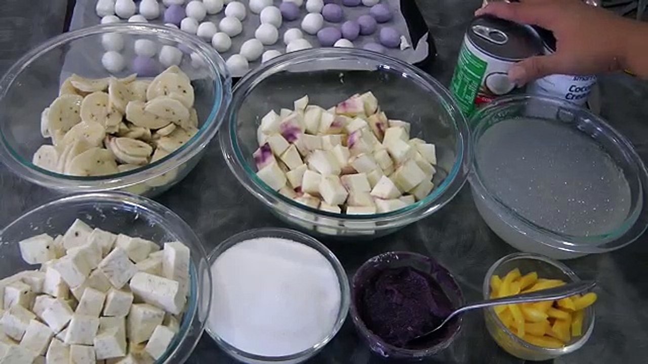 Ginataang Bilo- Bilo /Halo-Halo
