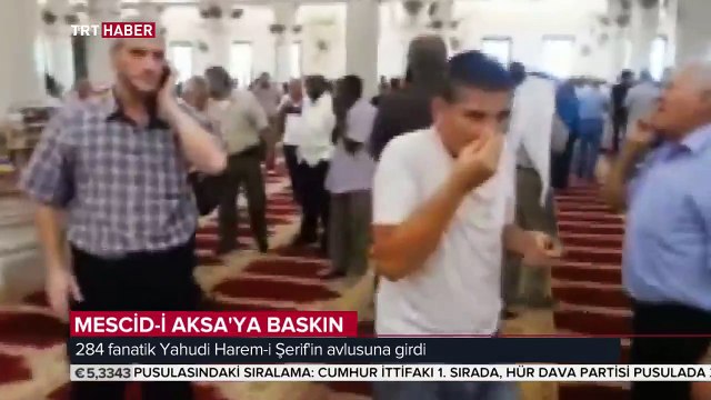 284 fanatik Yahudi, Mescid-i Aksa'ya baskın düzenledi