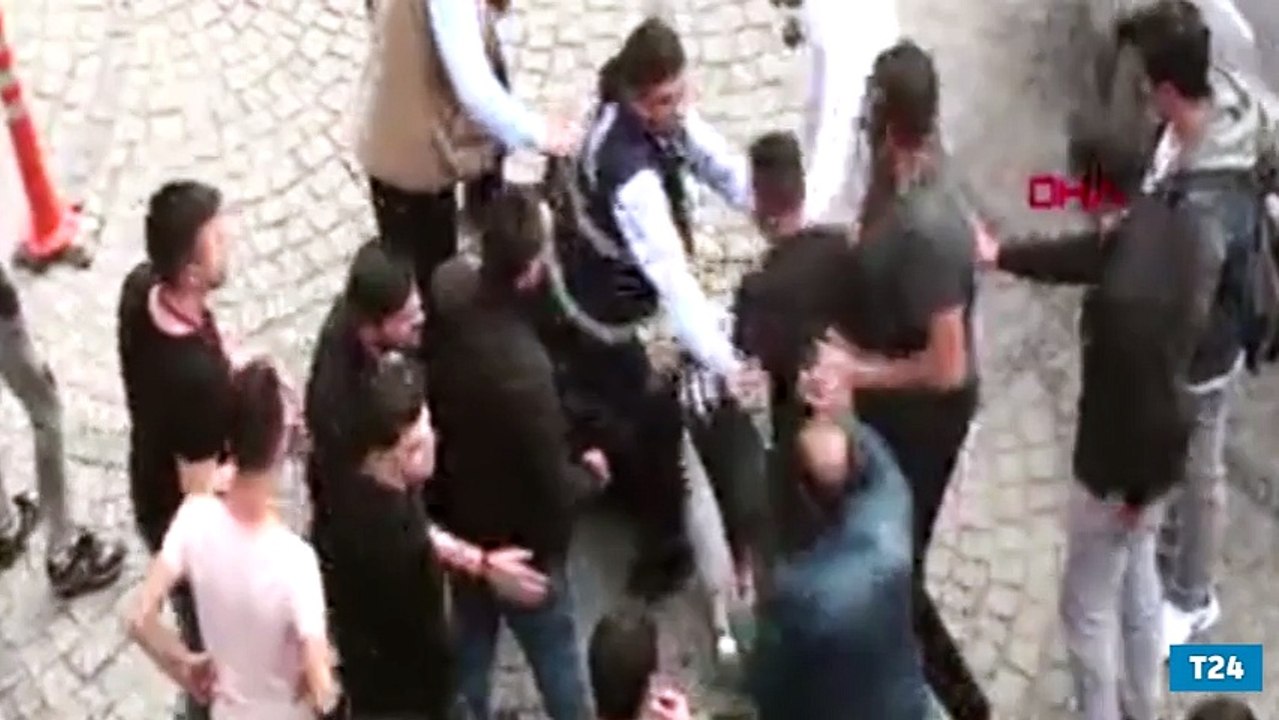 Dilenciye Vurun diyen zabıta açığa alındı