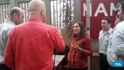 Mimar Sinanda öğrencilerle güvenlik arasında T A M A M  tartışması