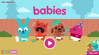 Fun Sago Mini Games - Kids Sago Pet Baby Fun Care Play Feed Bath Diaper Change With Sago Mini Babies