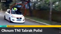 #1MENIT | Oknum TNI Tabrak Polisi